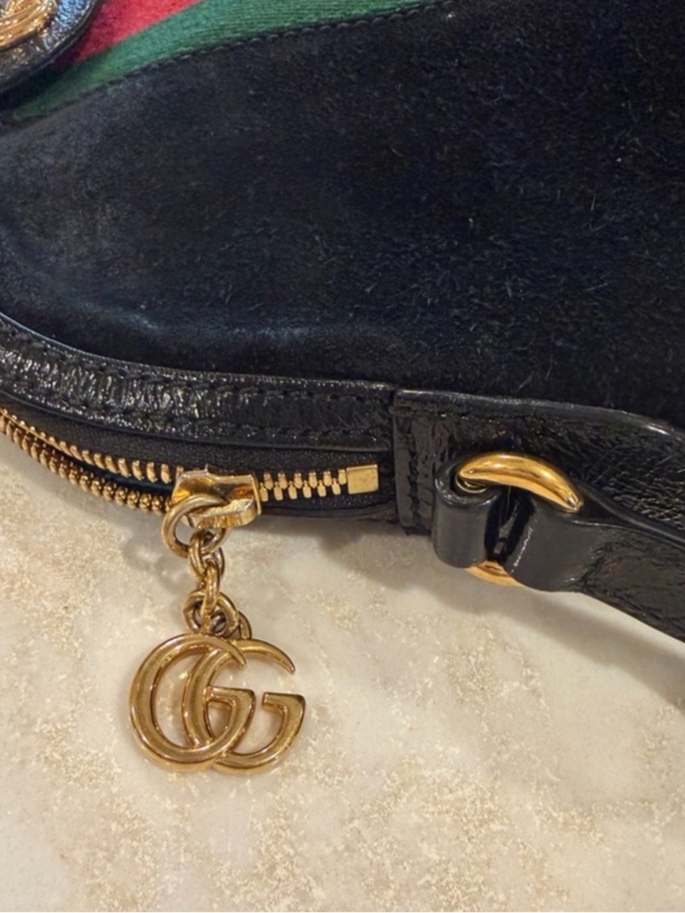 Gucci Ophedia Suede Shoulder Bag - Picture 5 of 7